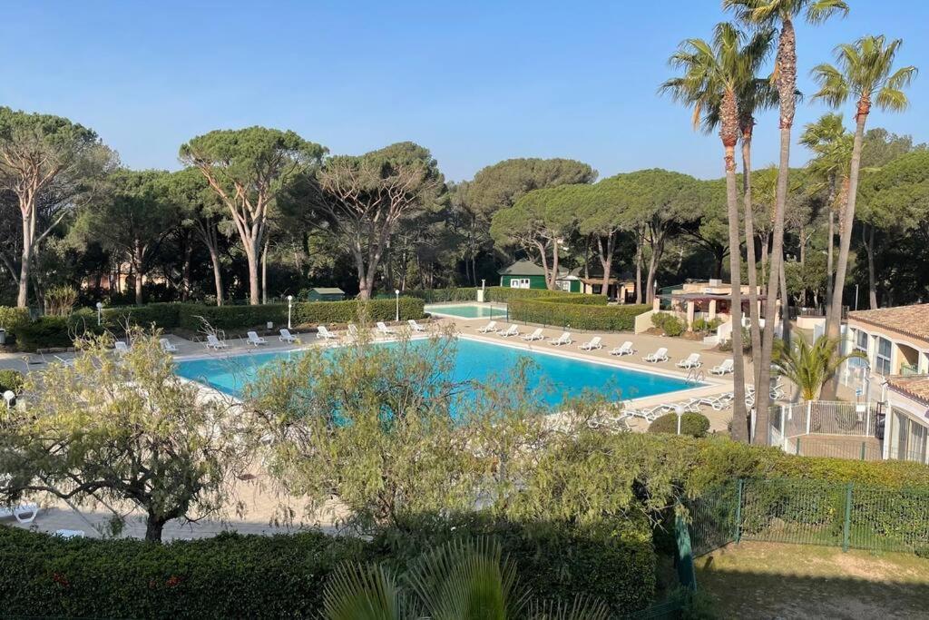Bel Appartement Vue Sur Piscine 1 Chambre Fermee Et 1 Espace Cabine Saint-Raphaël Buitenkant foto